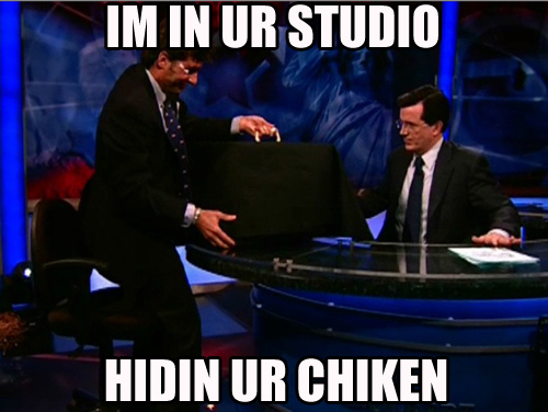 in ur studio hidin chicken.jpg